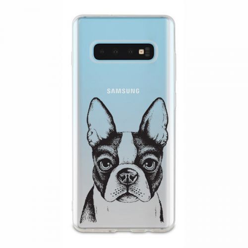 Coque Transparente Pour Samsung Galaxy S10 Bull Dog