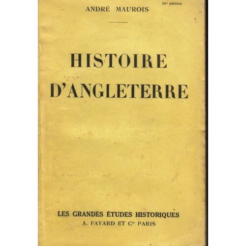Histoire D'angleterre.