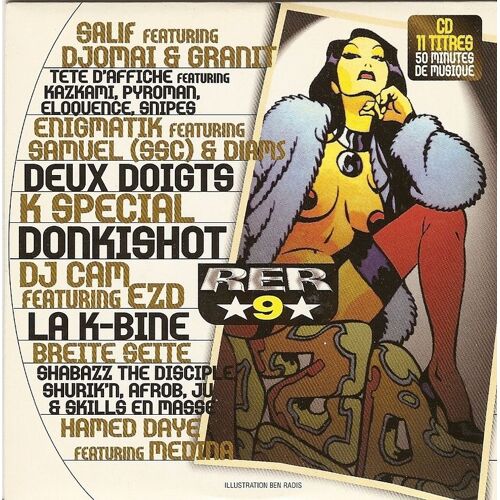 Rer 9 Cd Compilation Rap / Hip Hop (Salif / K Special / Hamed Daye / La K-Bine / Etc)