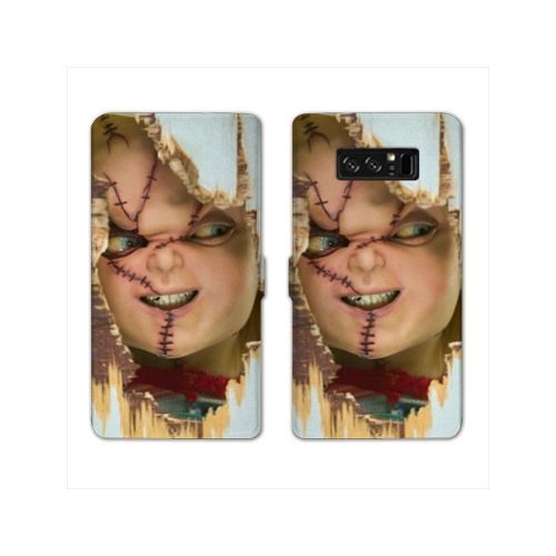 Housse Cuir Portefeuille Pour Samsung Galaxy S10 Horreur