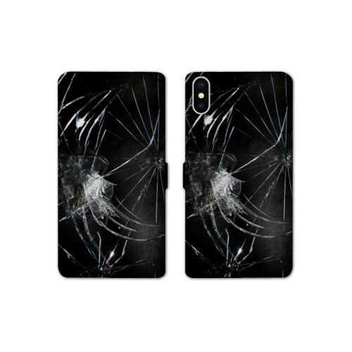 Housse Cuir Portefeuille Pour Iphone X / Xs Trompe Oeil