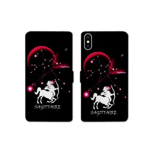 Housse Cuir Portefeuille Pour Iphone Xr Signe Zodiaque