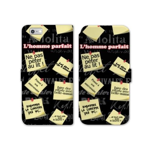 Housse Cuir Portefeuille Pour Iphone 7 / 8 / Se (2020 / 2022) Humour