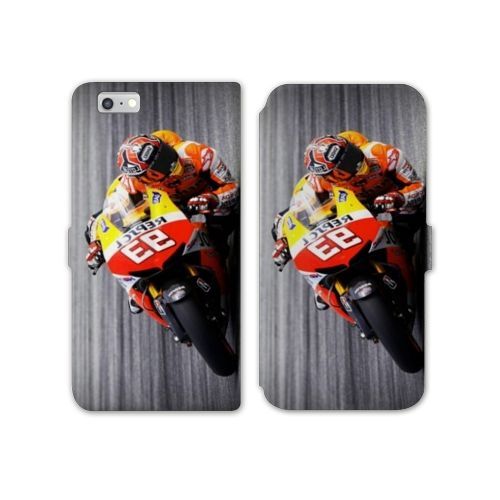 Housse Cuir Portefeuille Pour Iphone 7 / 8 / Se (2020 / 2022) Moto