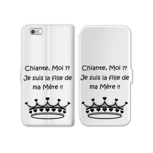 Housse Cuir Portefeuille Pour Iphone 7 / 8 / Se (2020 / 2022) Humour