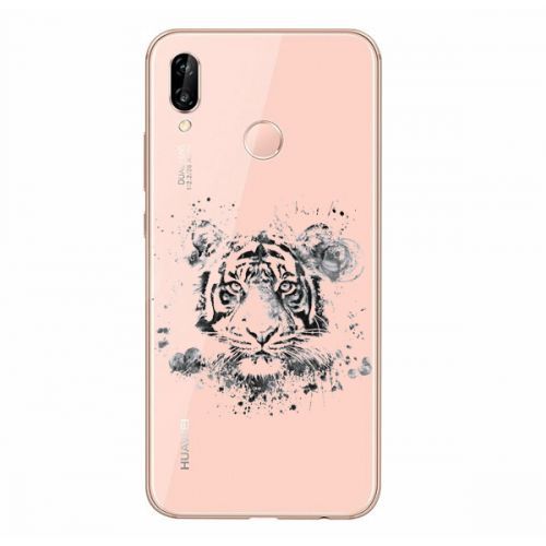 Coque Transparente Pour Samsung Galaxy A20e Tigre