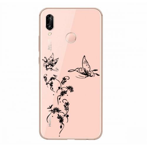 Coque Transparente Pour Samsung Galaxy A20e Feminine Envol Fleur