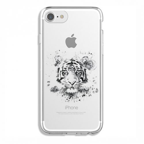 Coque Transparente Pour Iphone 7 / 8 / Se (2020 / 2022) Tigre