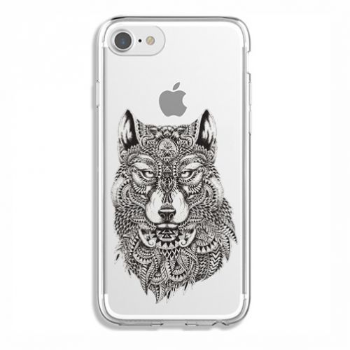 Coque Transparente Pour Iphone 7 / 8 / Se (2020 / 2022) Loup