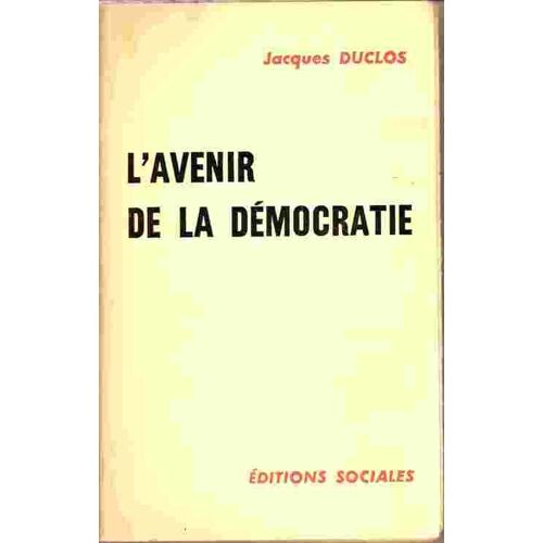 Avenir De La Démocratie (L')