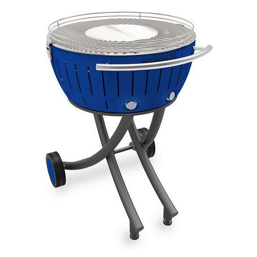 Barbecue à charbon portable 60cm bleu - lg-tb-600 - lotusgrill