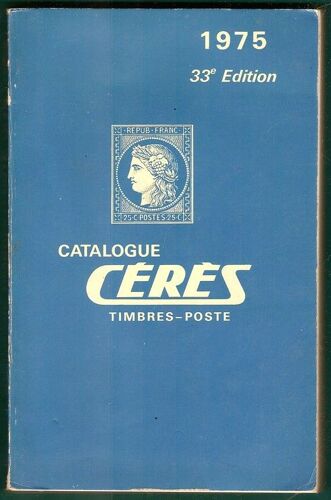 Catalogue Timbres-Poste Ceres 1975
