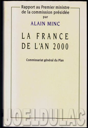 La France De L'an 2000. Commissariat Général Du Plan La France De L'an 2000. Commissariat Général Du Plan