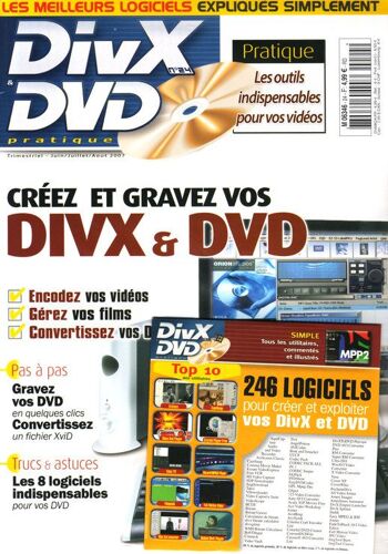 Divx Et Dvd Pratique N° 24  N° 24 : Créez Et Gravez Vos Divx Et Dvd
