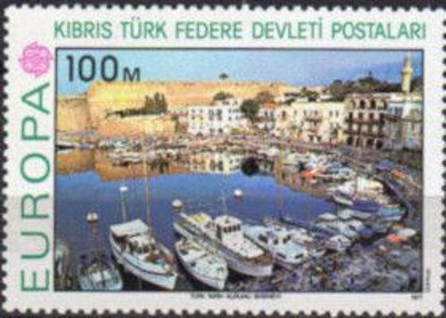 1 Timbre Europa Neuf Chypre Turc 1977