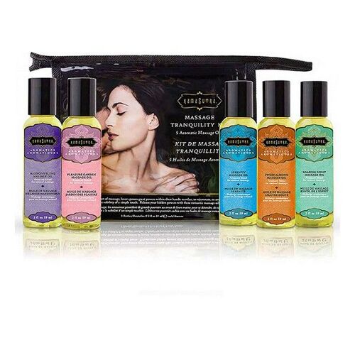 Huile De Massage Tranquility Kit Naturals Kama Sutra (5 X 59 Ml)