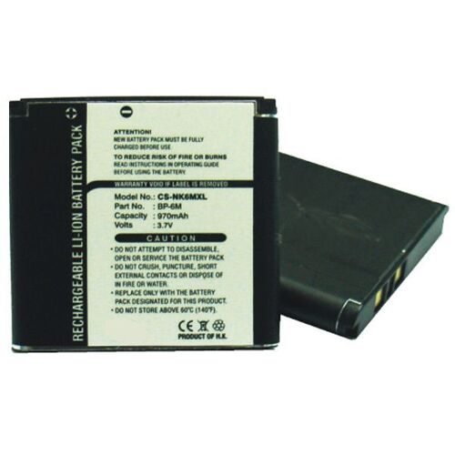 Batterie Li-Ion 970 Mah  Pour 3250, 6280, 9300i, 3250 Xpressmusic, 6288, N73, 6151, 9300, 6233, 6234, N73, N93