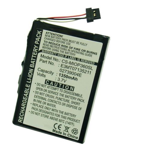 Batterie Li-Ion 1350 Mah  Pour  Mio P360, P560, P560t, P565
