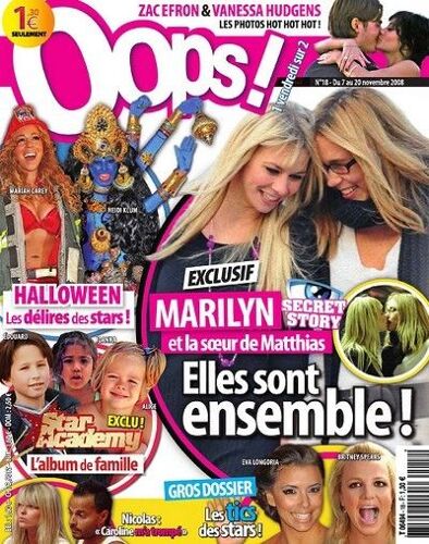 Oops !  Du 7 Au 20 Novembre 2008  N° 18 : Elles Sont Ensemble !