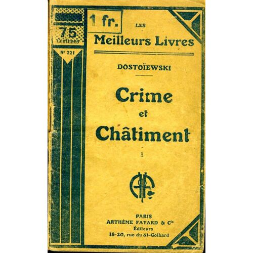Crime Et Châtiment I