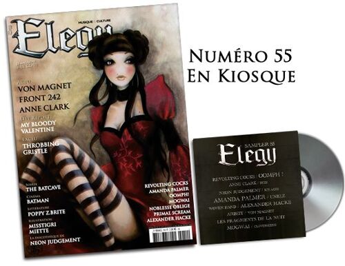 Elegy  N° 55 : Von Magnet, Front 242, My Bloody Valentine, Revolting Cocks, Oomph!, Throbbing Gristle ...