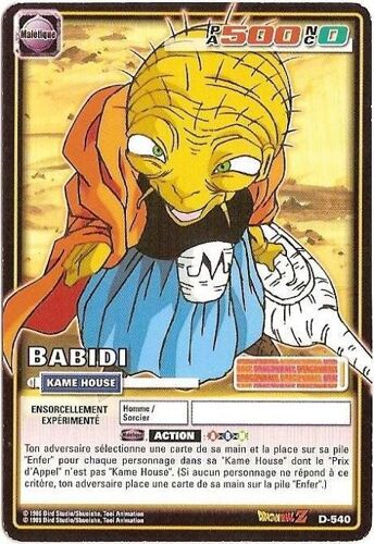 D-540_Babidi_Dragon Ball Série 6_Vf