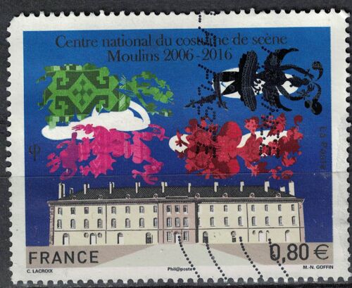 France 2016 Oblitéré Used Centre National Du Costume De Scène Moulins Y&t 5042 Su