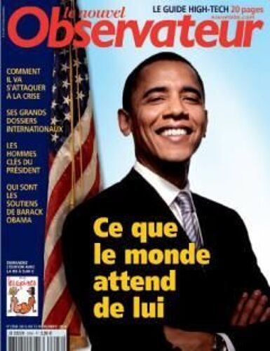 Le Nouvel Observateur  N° 2296 : Obama Ce Que Le Monde Attend De Lui