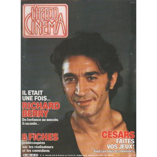 L Hebdo Cinema  N° 14 : 01-1985 Richard Berry/Evelyne Bouix/Le Pactole/Lars Von Trier/Richard Bohringer/Le Cours Florent
