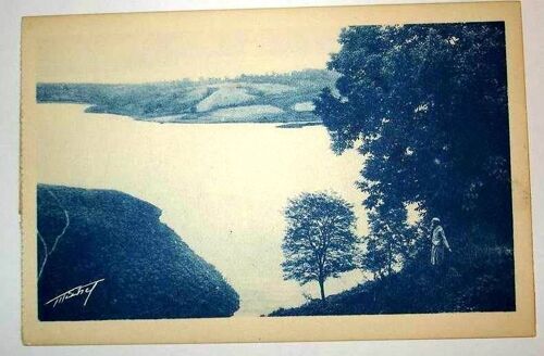 Carte Postale Ancienne La Creuse Pittoresque Environs D Eguzon La Creuse A Chambon Apres La Construction Du Barrage