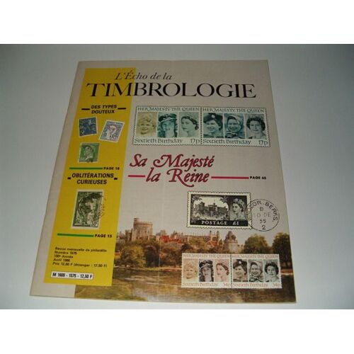 L Echo De La Timbrologie N°1575 N° 1575