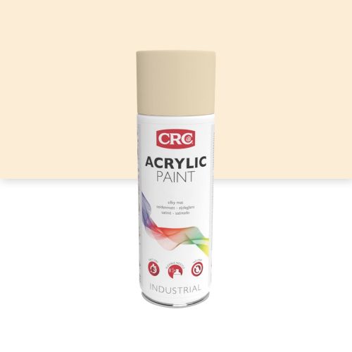Peinture acrylique de finition ivoire clair - aérosol 400 ml CRC