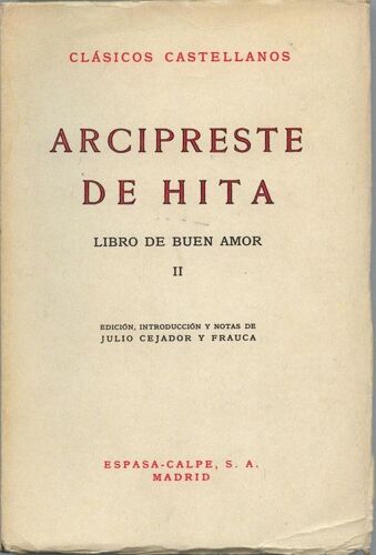 Libro De Buen Amor - Tome 2