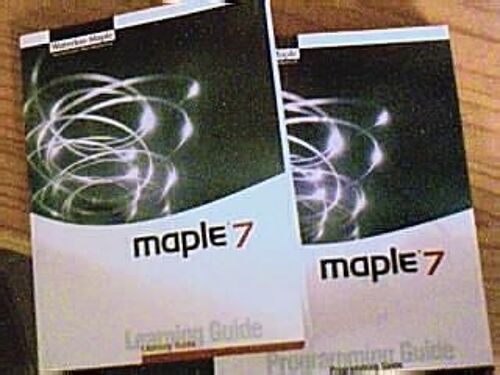 Maple 7. En 2 Volumes. Learning Guide - Programming Guide