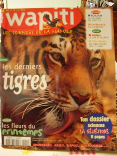 Wapiti  N° 146 : Les Derniers Tigres