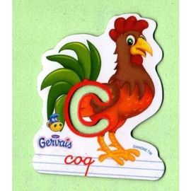 Magnet Gervais Lettre C Coq