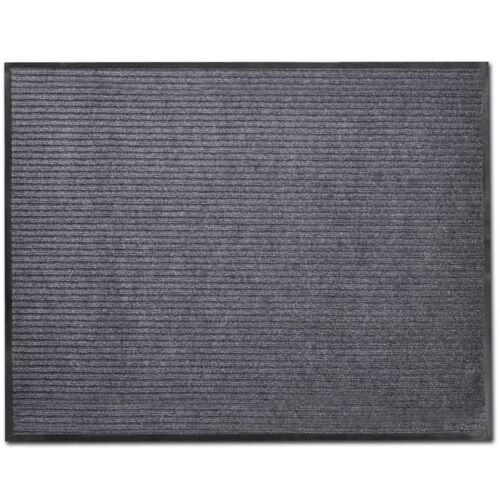 Tapis D'entrée Pvc Gris 90 X 120 Cm