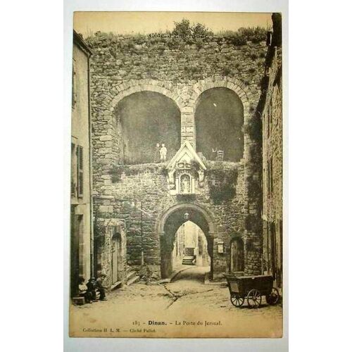 Carte Postale Ancienne Cote Du Nord /Cote D Armor Dinan La Porte Du Jersual