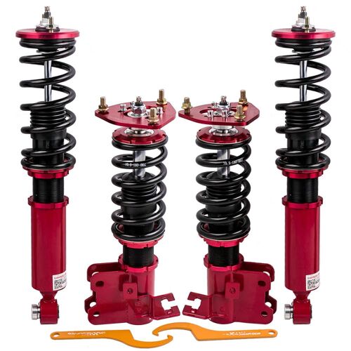4x Amortisseurs Combinés Filetés For Nissan S13 240sx 200sx 180sx Damper Adj.