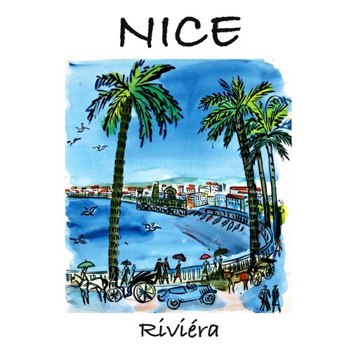 Affiche Nice Riviera