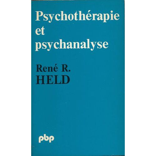 Psychothérapie Et Psychanalyse.