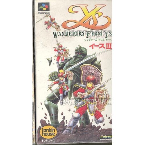 Ys Wanderes From Ys Iii - Super Famicom - Jap