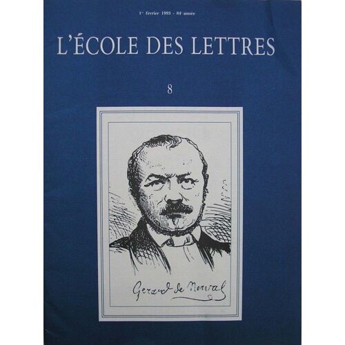 L'école Des Lettres Ii (2) - 01 Février 1993 - 84ème Année  N° 8