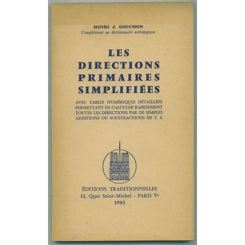 Les Directions Primaires Simplifiées