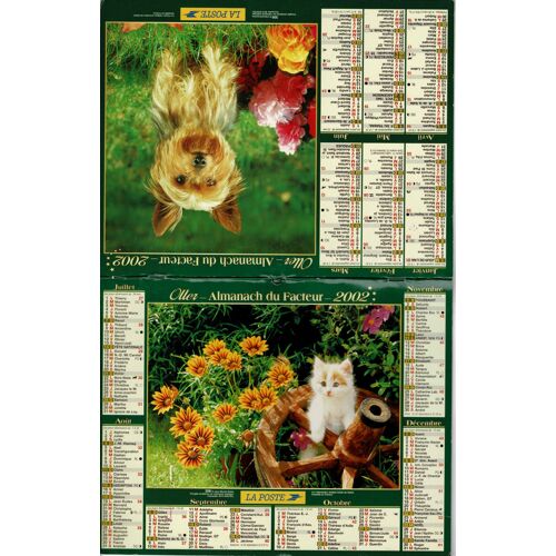 Calendrier 2002 Chien - Chat