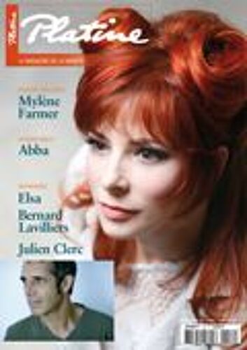 Platine  N° 154 : Mylene Farmer Abba Elsa Bernard Lavilliers Julien Clerc