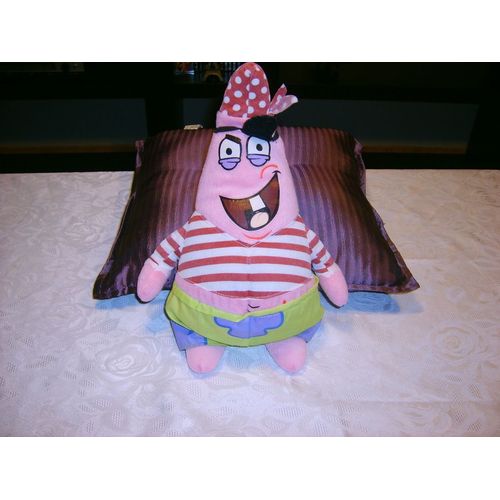Peluche - Bob L'éponge - Patrick Pirate - 30 Cm