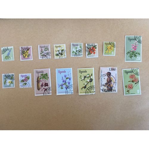 Ouganda - Lot De 15 Timbres Différents - Rl 80