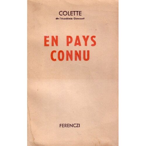 En Pays Connu