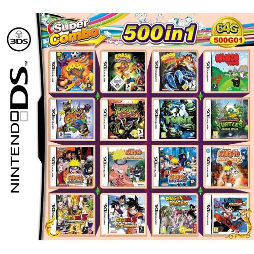 Arzopa 500 En 1 Jeux Vidéo Pour Nds / 3ds